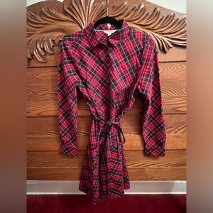 NWT Brooks Brothers tartan plaid dress size 10